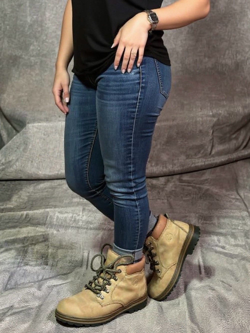 Timberland Diane Brown Vintage Hiking Boots Size 7.5 Gorpcore, Granola Girl